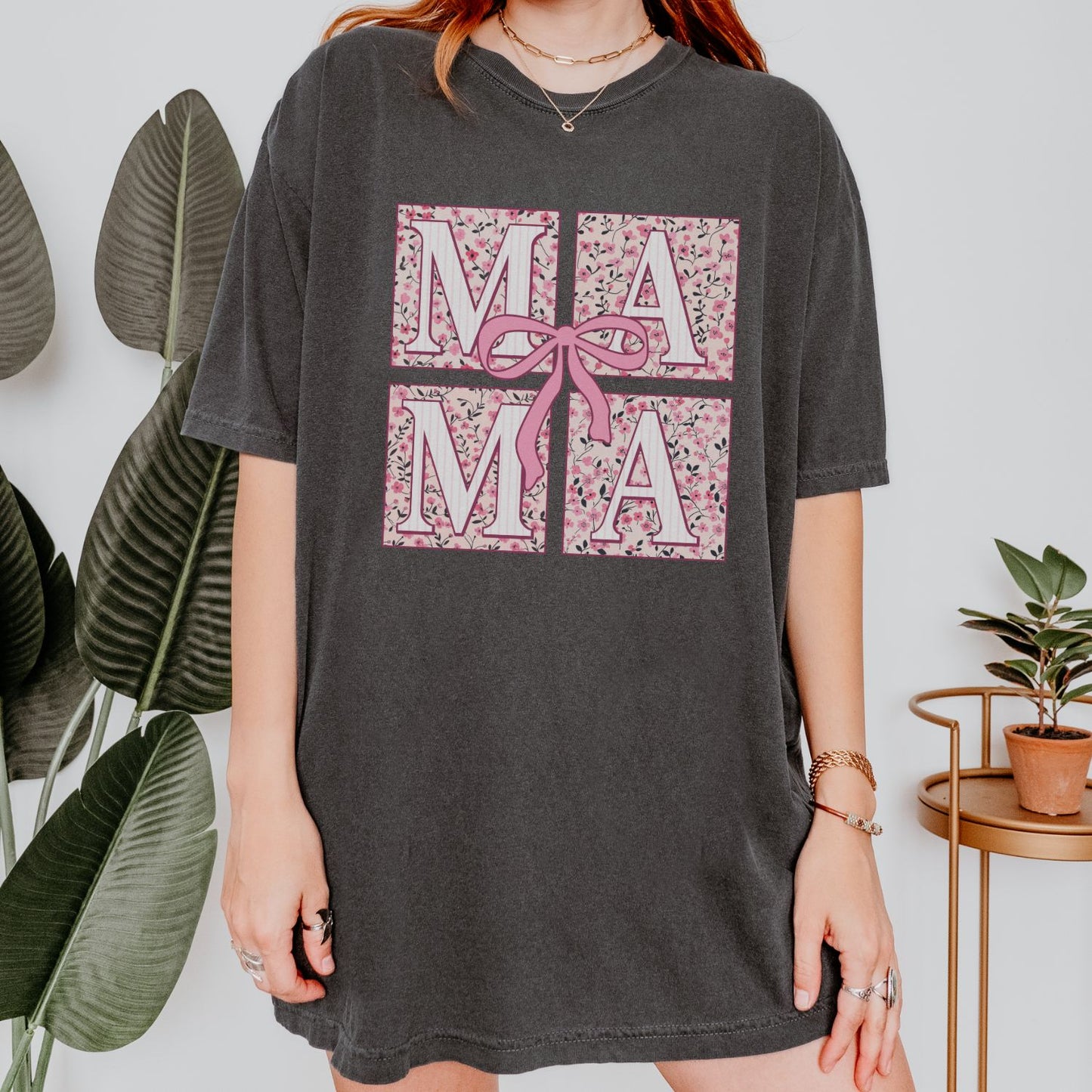Floral Chinoiserie Mama Coquette T-Shirt