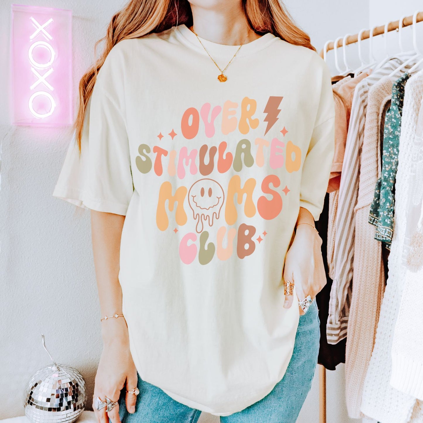Overstimulated Moms Club T-Shirt