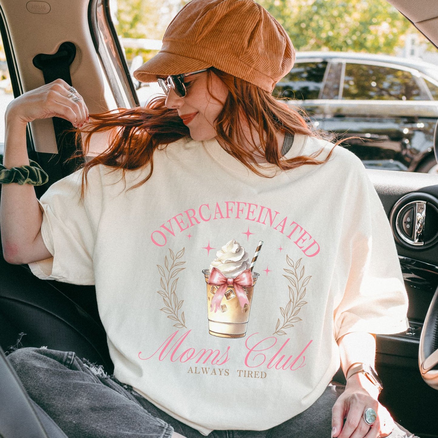 Overcaffeinated Moms Club T-Shirt