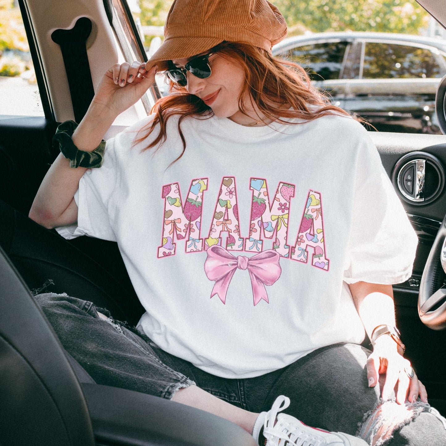 Pink Girly Mama T-Shirt