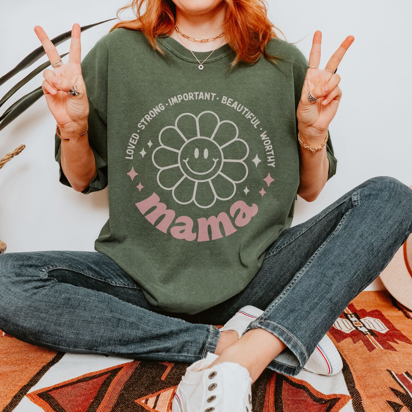 Mama: Loved Strong Important T-Shirt