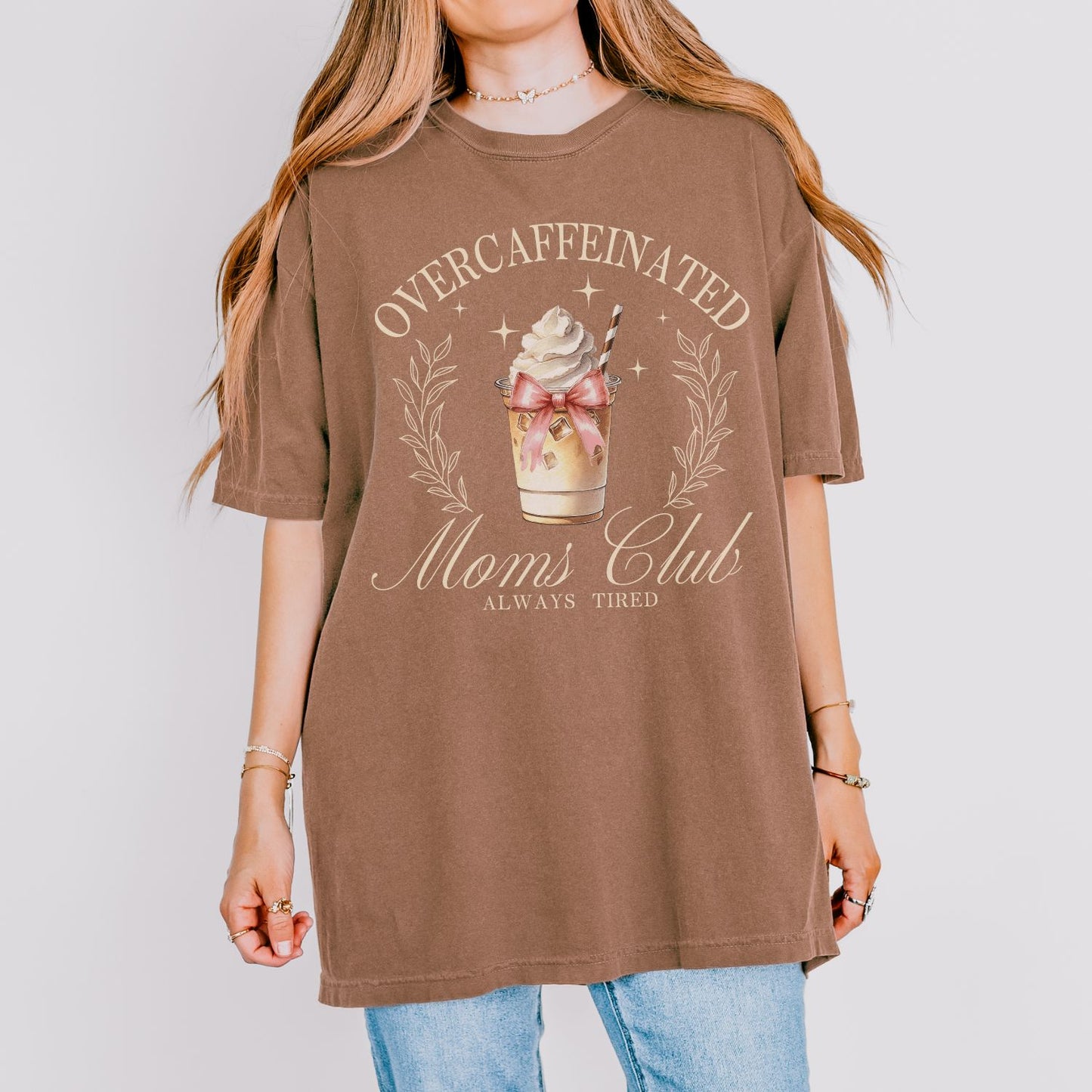 Overcaffeinated Moms Club T-Shirt
