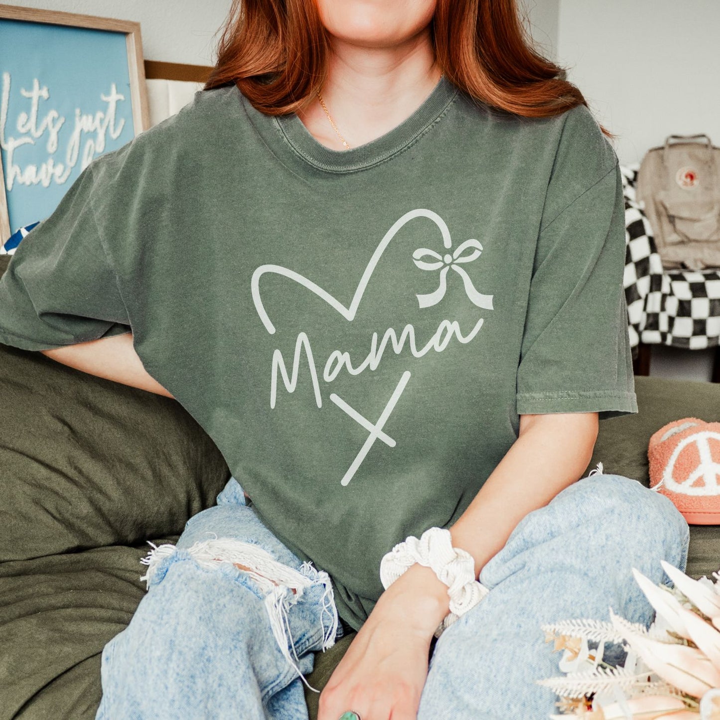 Mama Heart Coquette T-Shirt