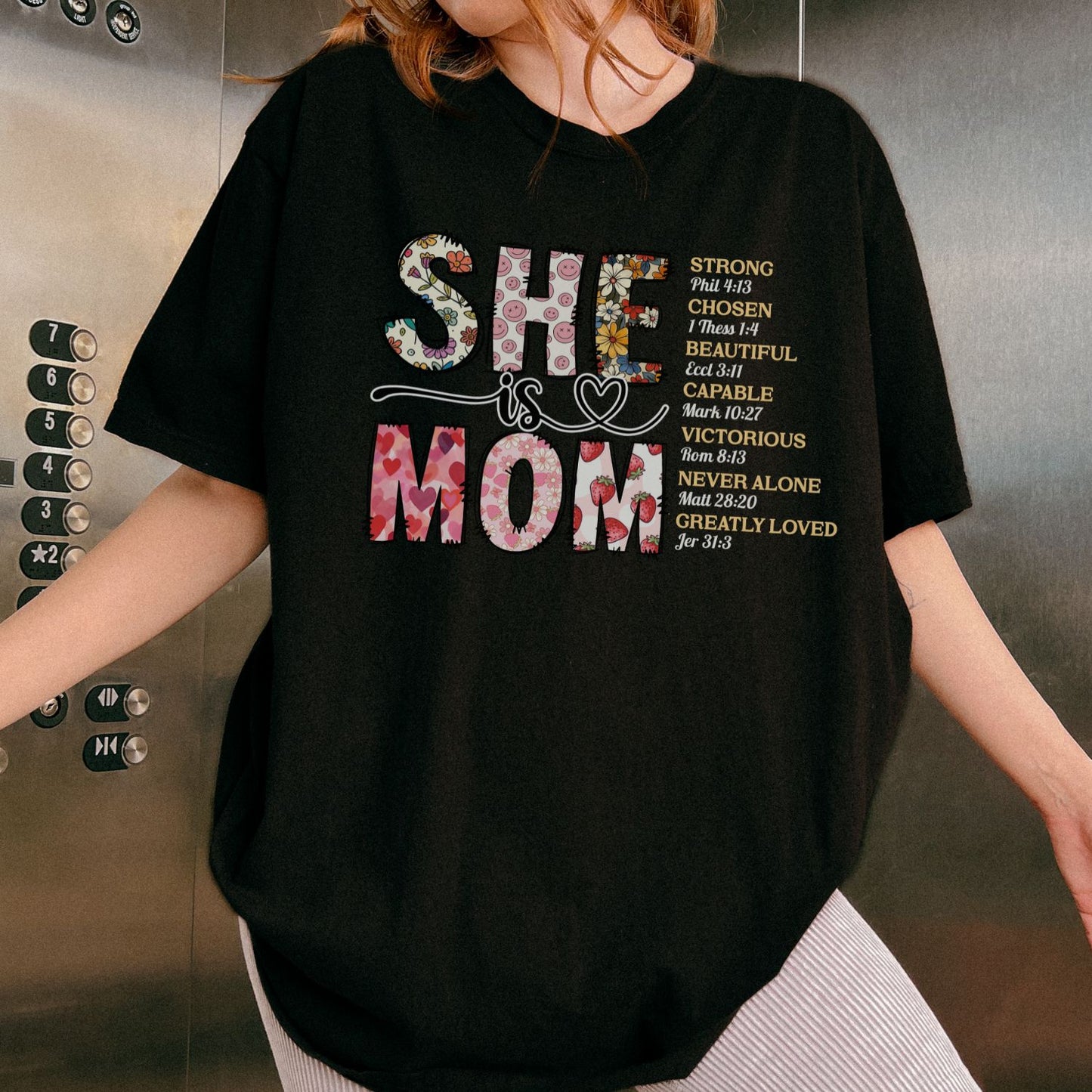 She Is Mom T-Shirt
