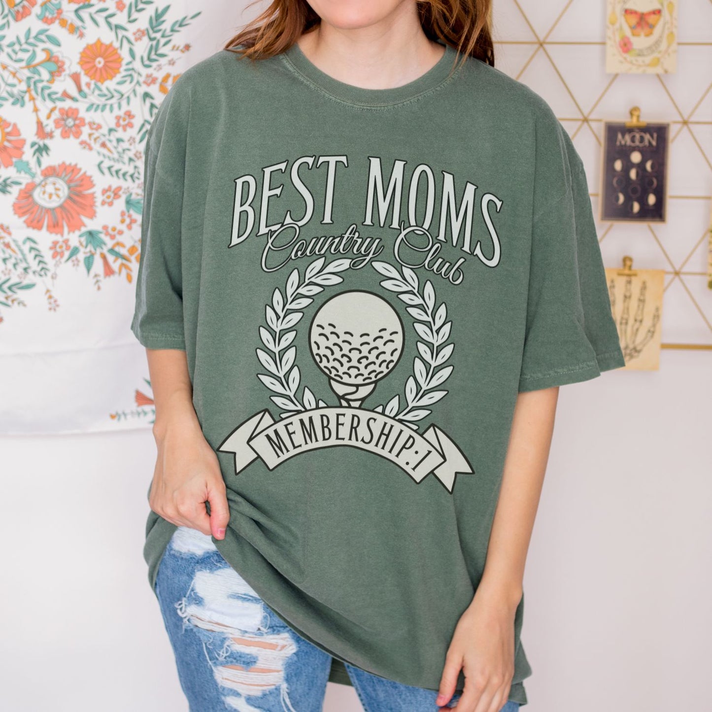 Best Moms Country Club T-Shirt
