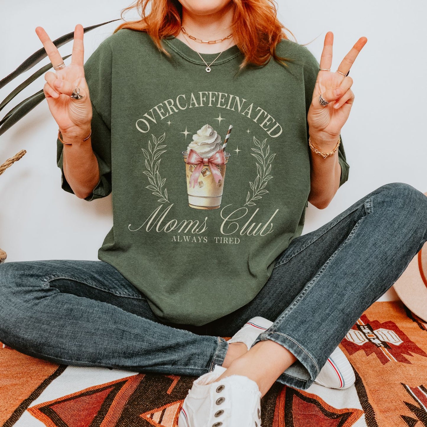 Overcaffeinated Moms Club T-Shirt