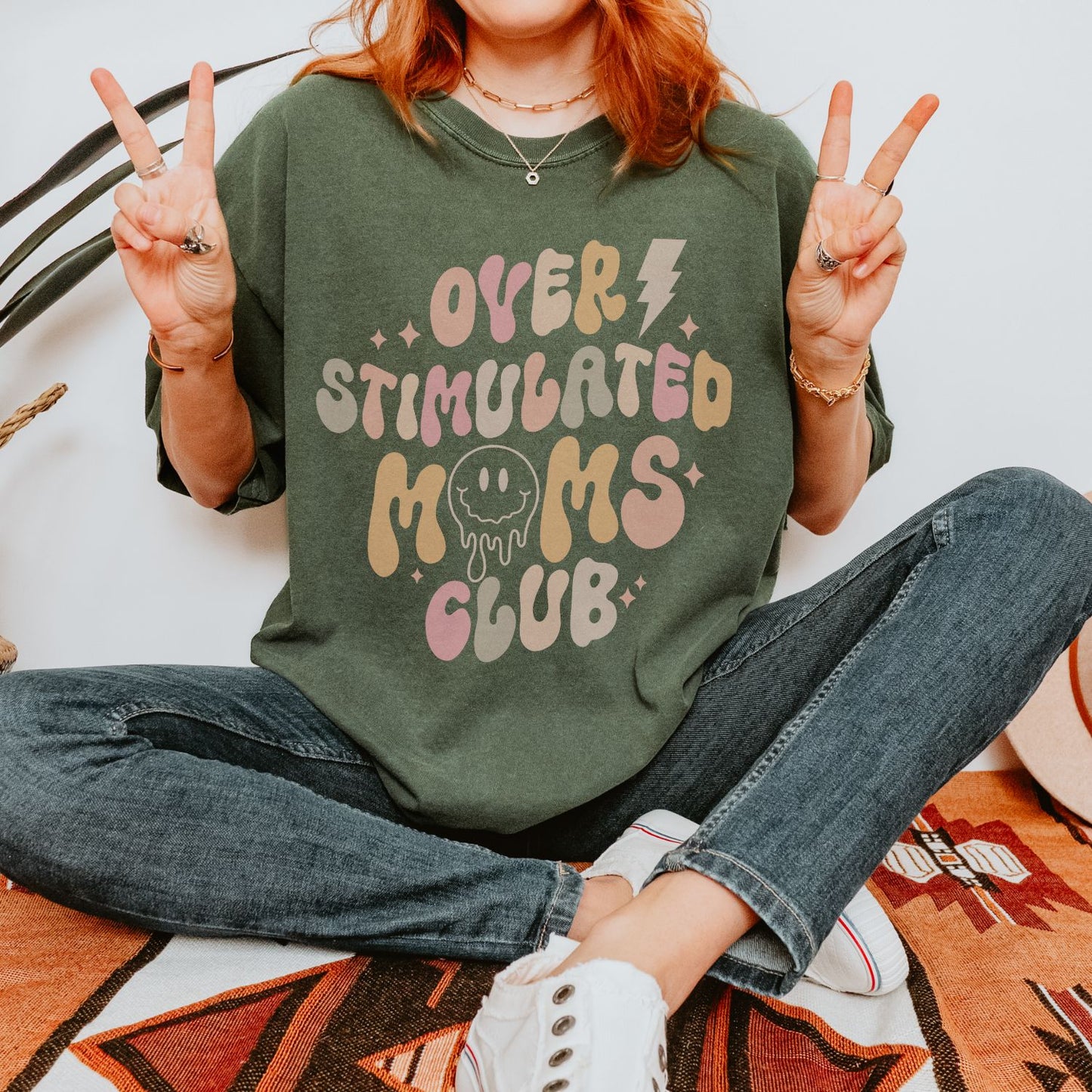 Overstimulated Moms Club T-Shirt
