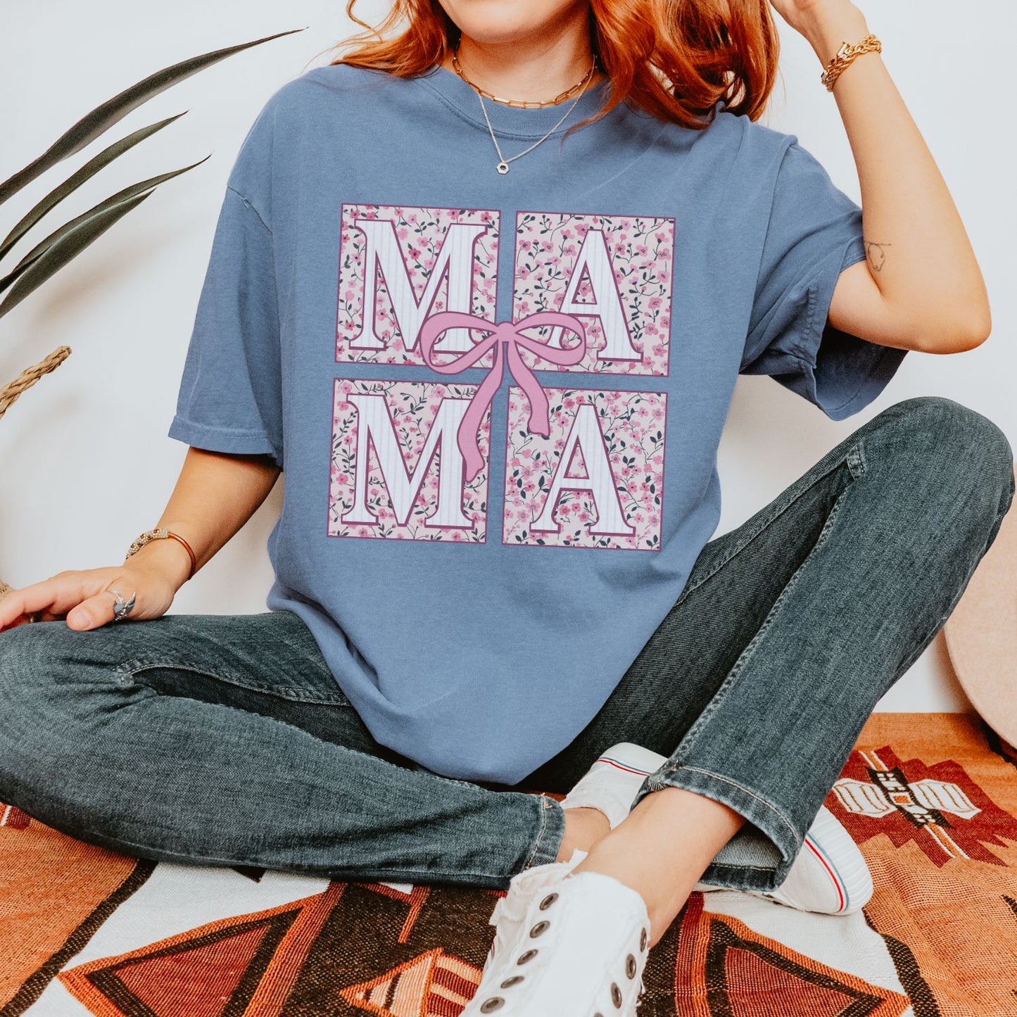 Floral Chinoiserie Mama Coquette T-Shirt