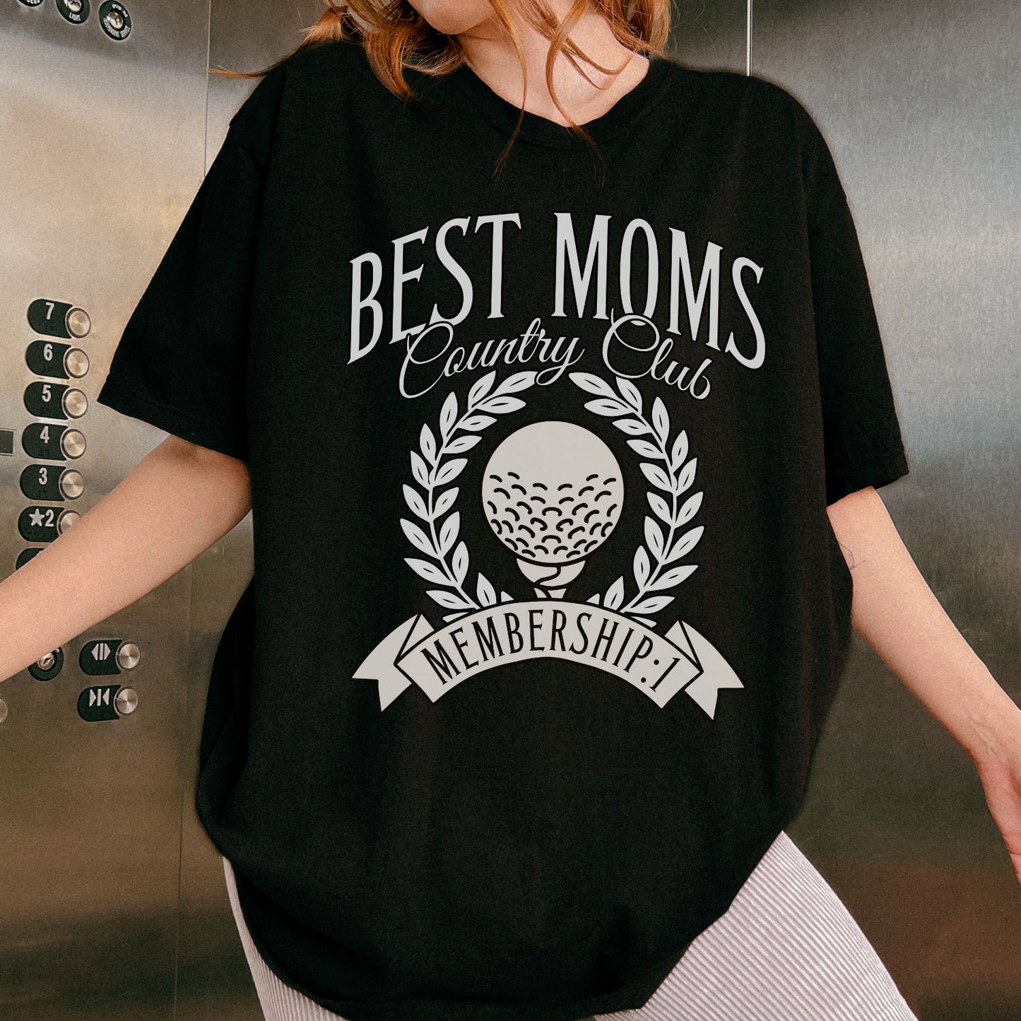 Best Moms Country Club T-Shirt