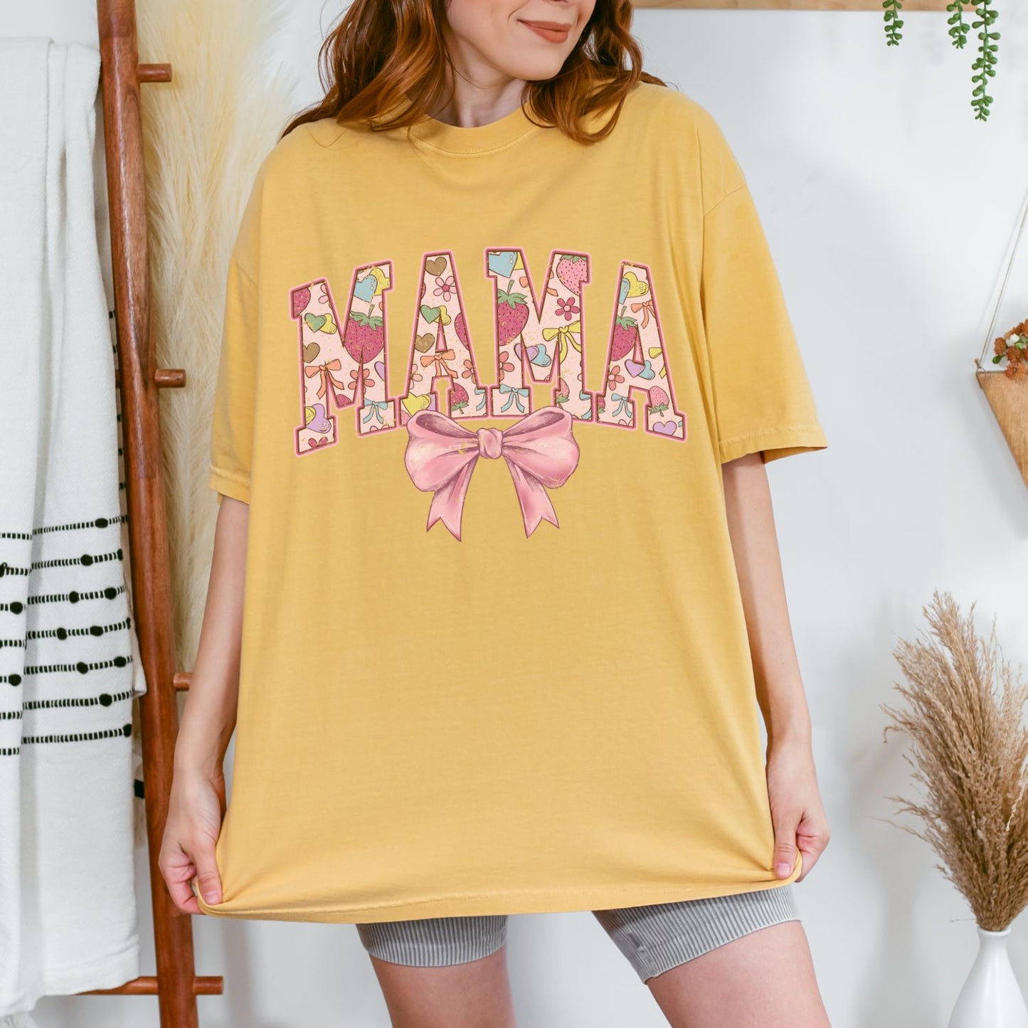 Pink Girly Mama T-Shirt