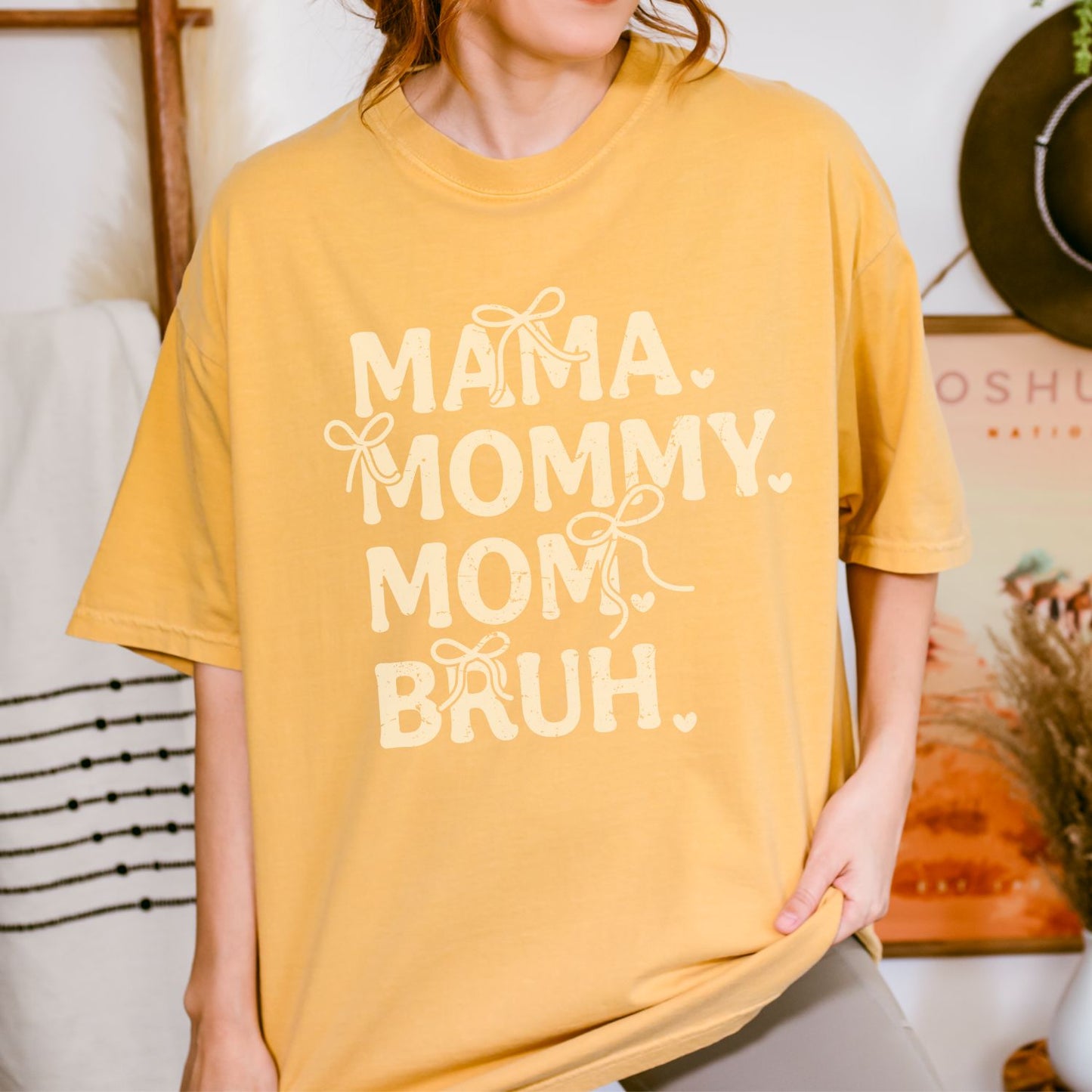 Mama Mommy Mom Bruh Coquette T-Shirt