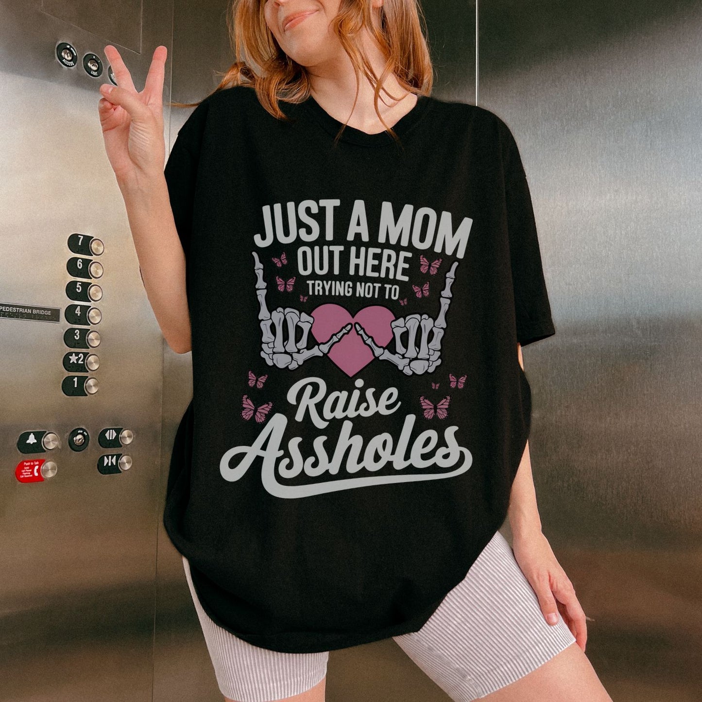 Just A Mom Out Here T-Shirt