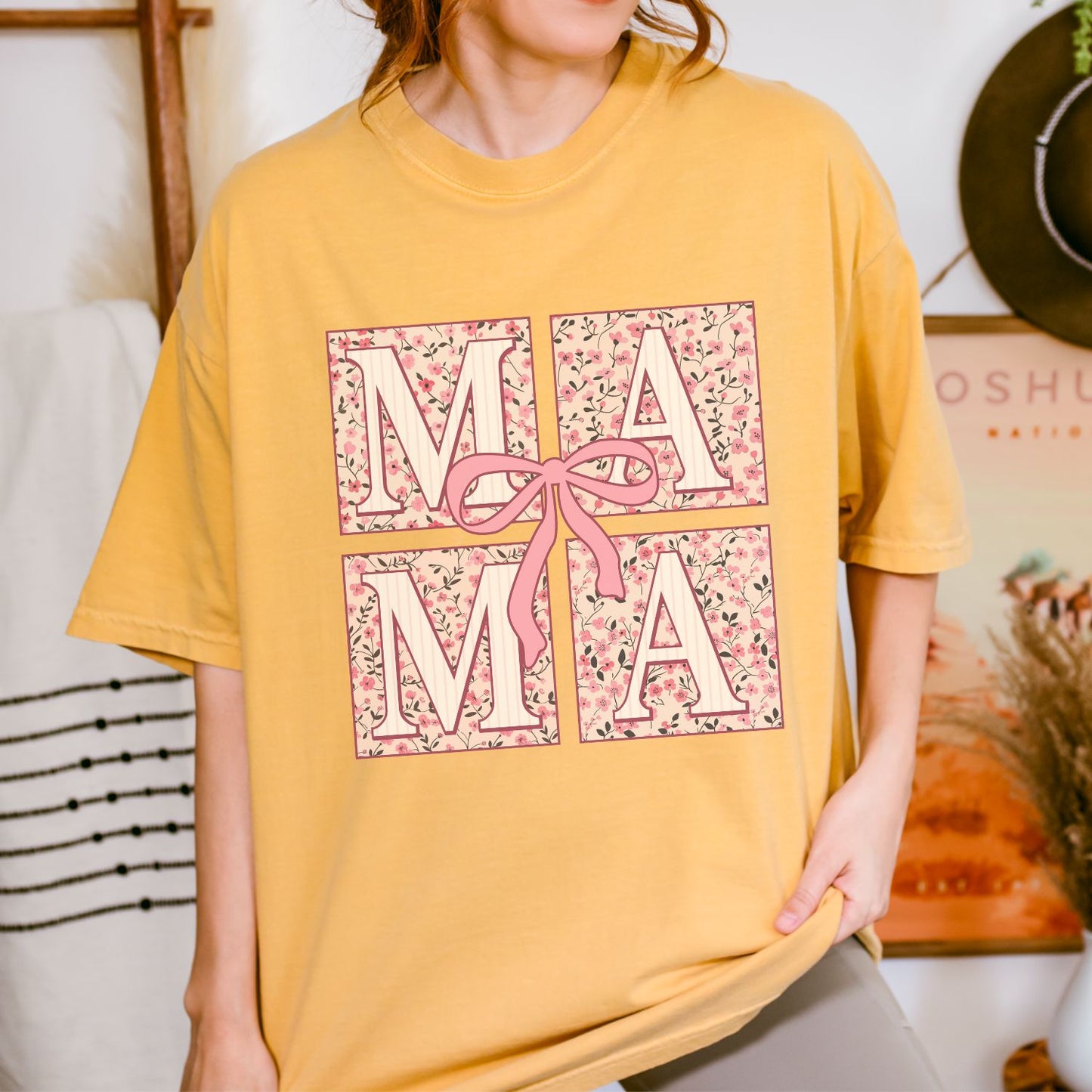 Floral Chinoiserie Mama Coquette T-Shirt