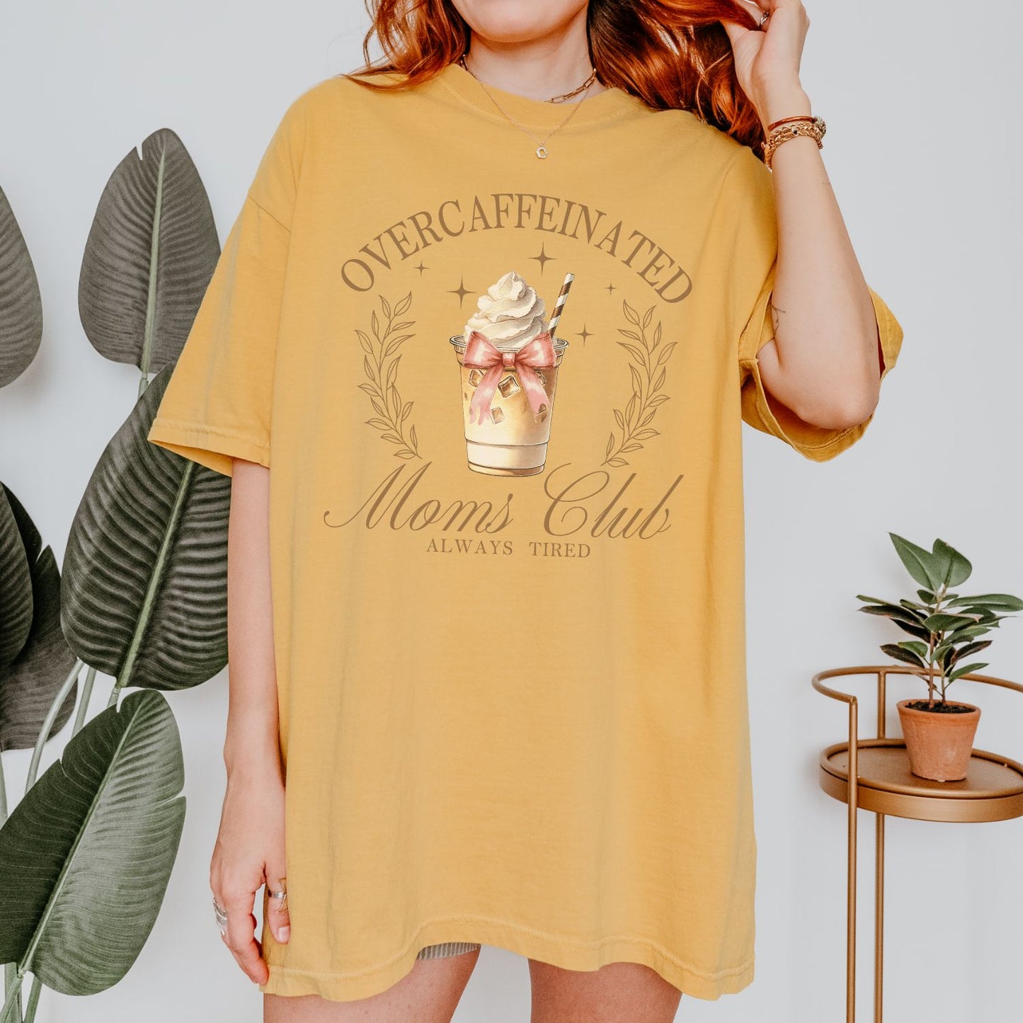 Overcaffeinated Moms Club T-Shirt