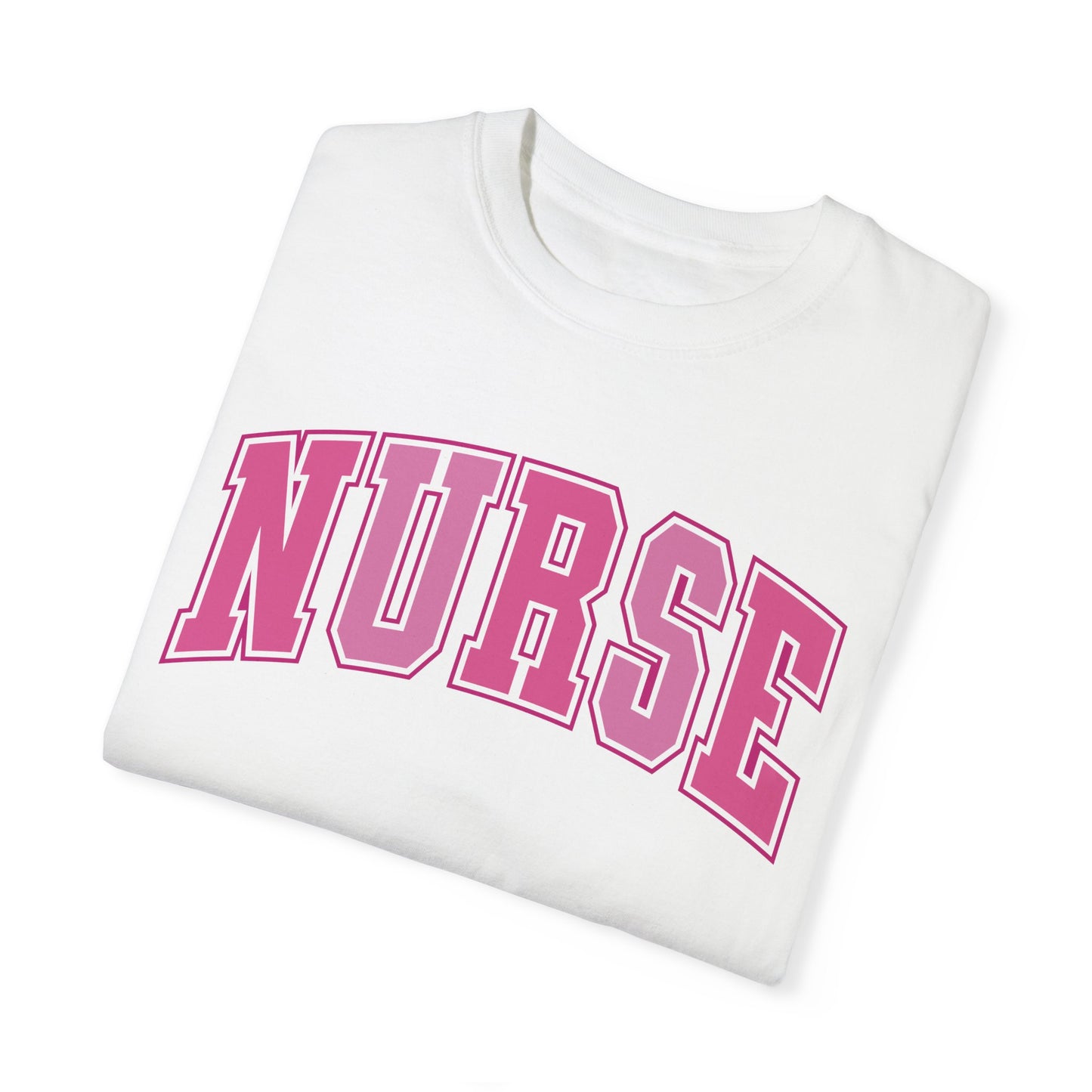 Nurse Varsity Pink T-Shirt