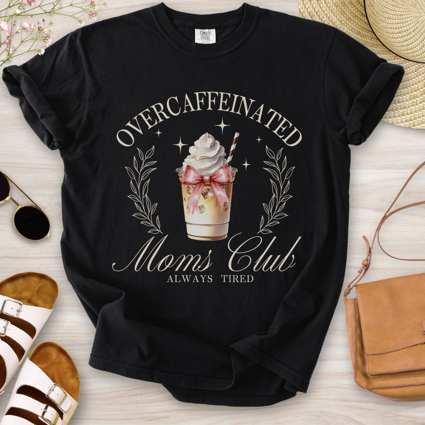 Overcaffeinated Moms Club T-Shirt