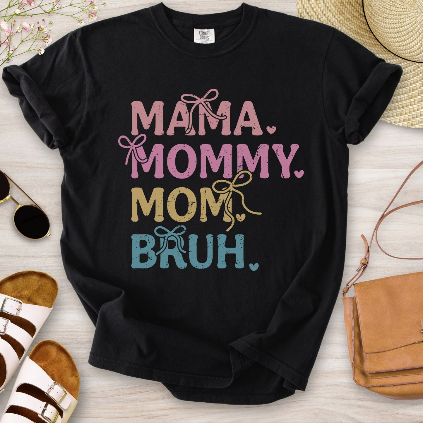 Mama Mommy Mom Bruh Coquette T-Shirt