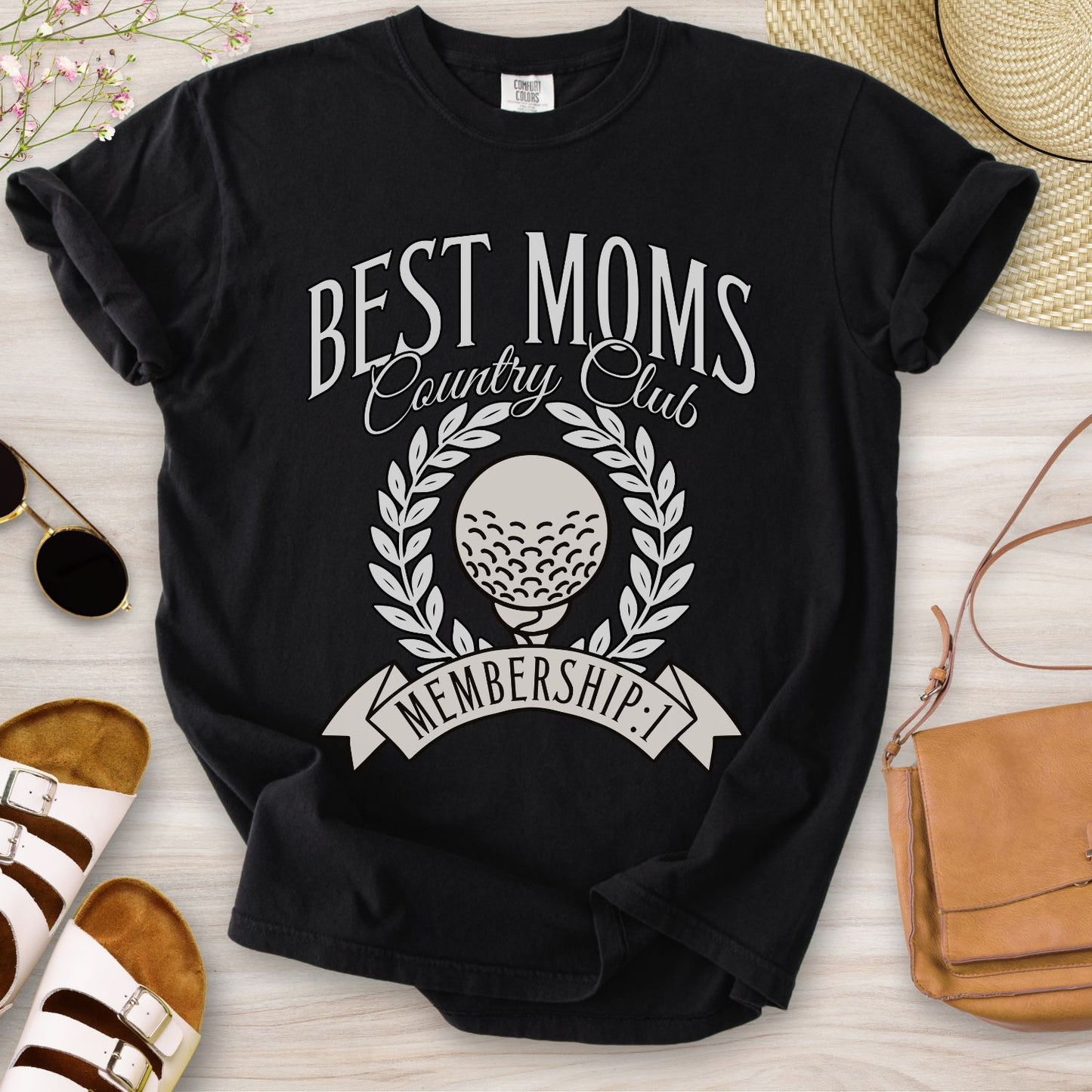 Best Moms Country Club T-Shirt