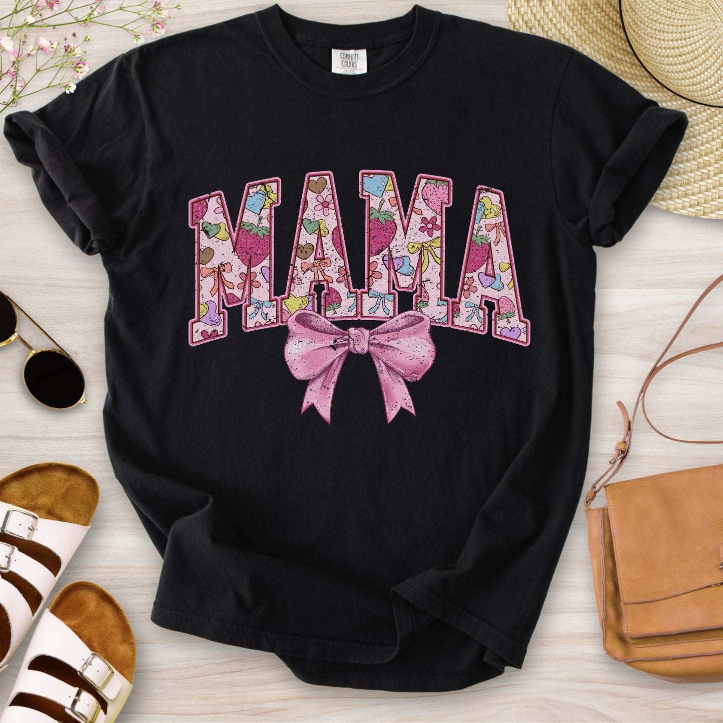 Pink Girly Mama T-Shirt