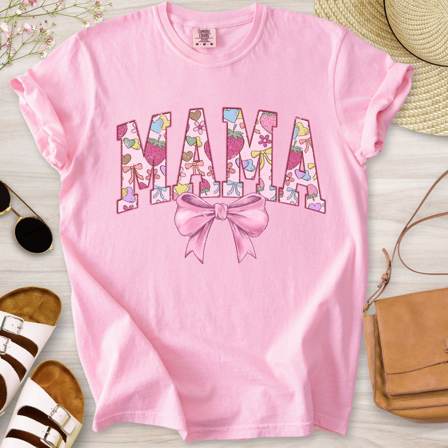 Pink Girly Mama T-Shirt