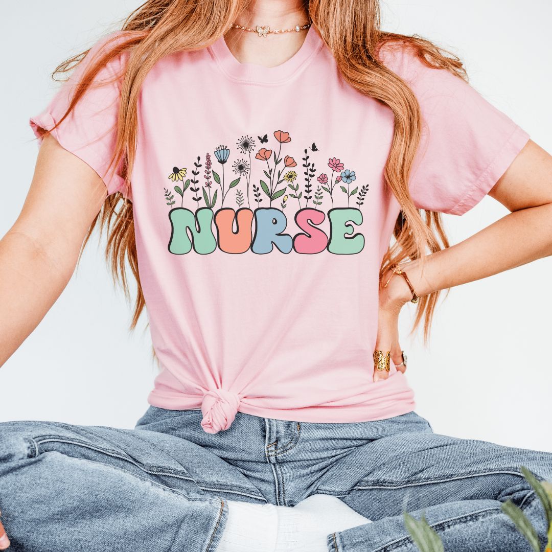 Nurse Wildflower T-Shirt