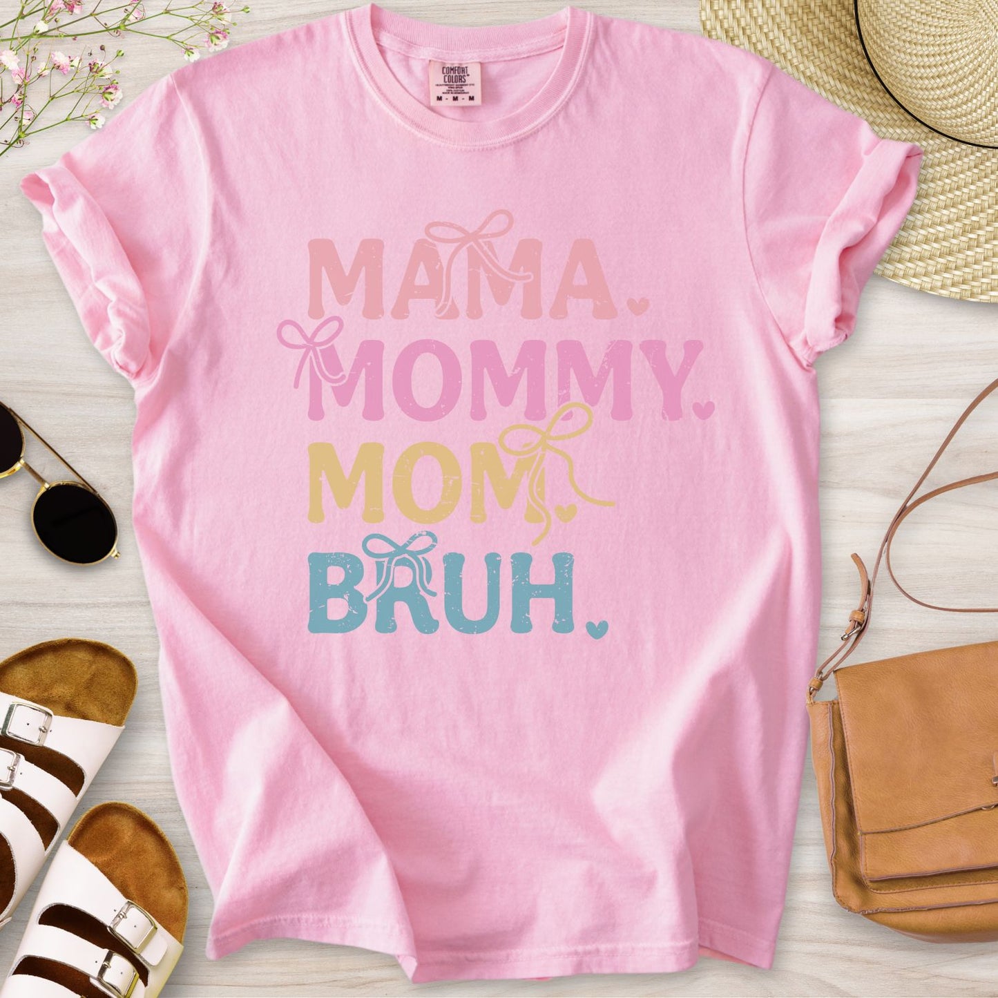 Mama Mommy Mom Bruh Coquette T-Shirt