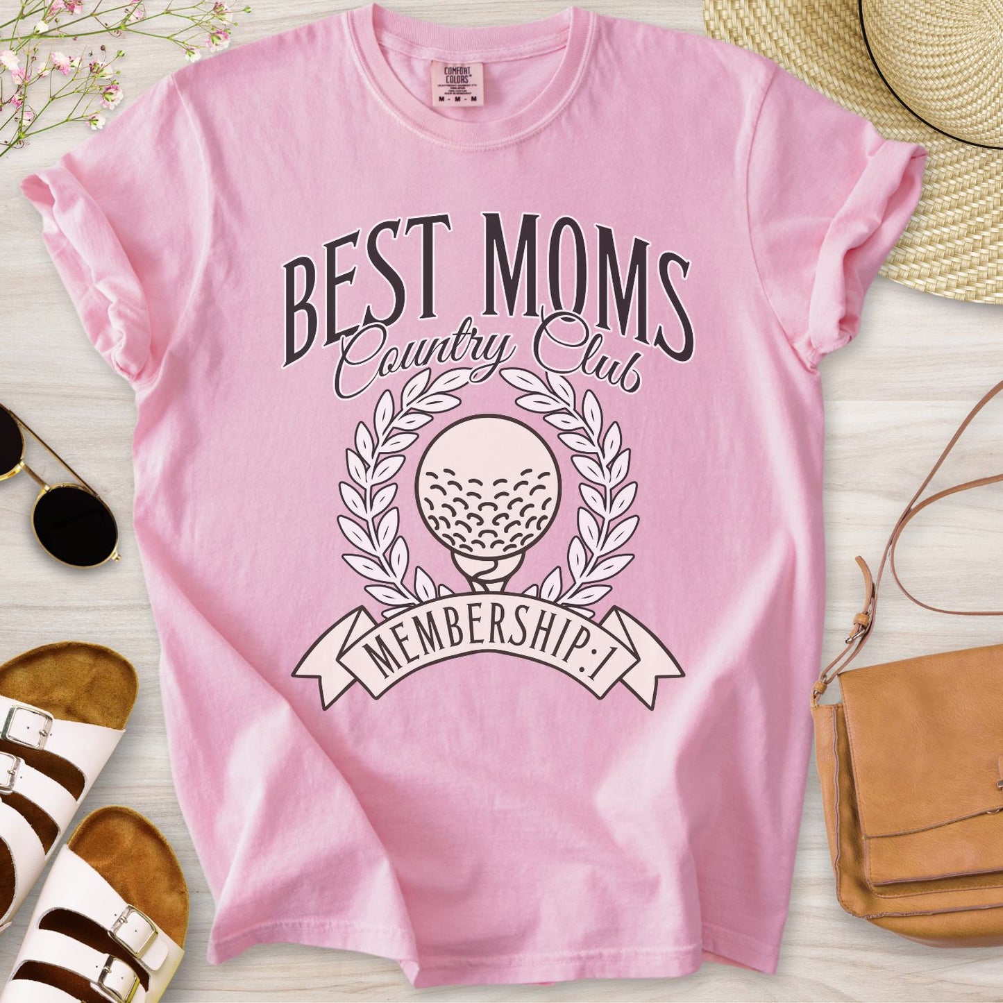 Best Moms Country Club T-Shirt