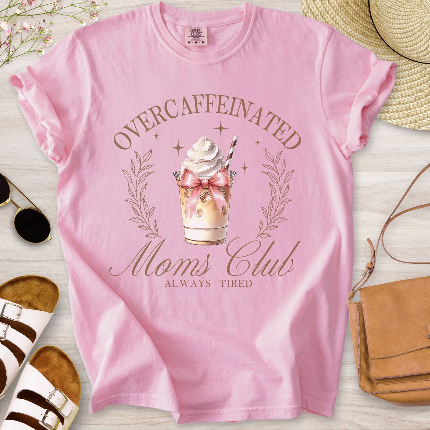 Overcaffeinated Moms Club T-Shirt