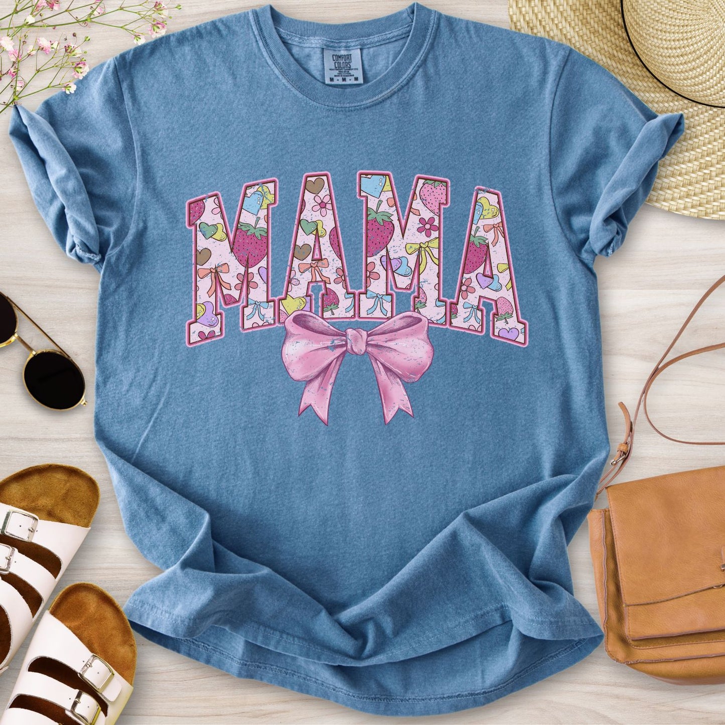 Pink Girly Mama T-Shirt