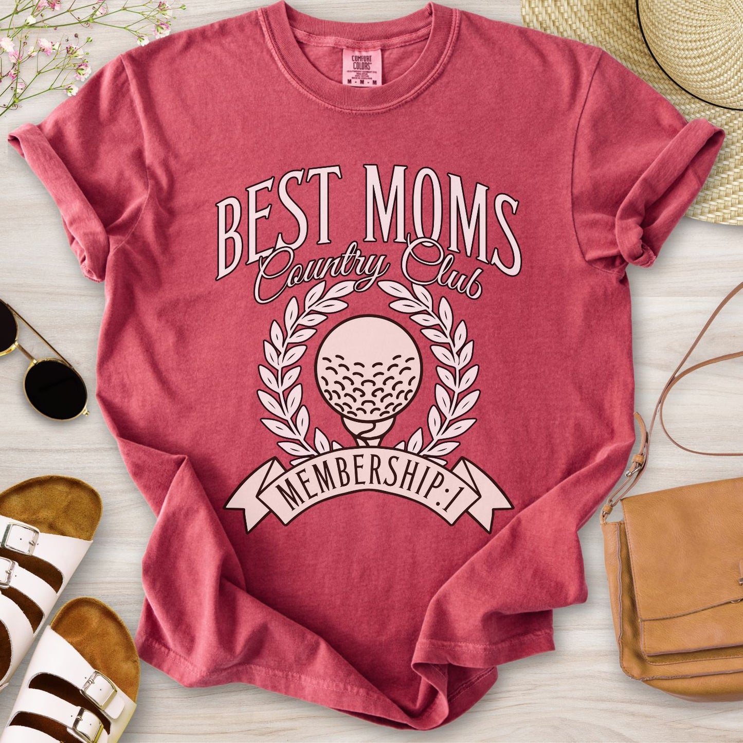Best Moms Country Club T-Shirt