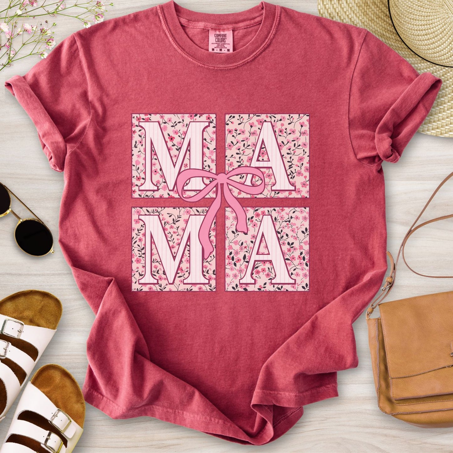 Floral Chinoiserie Mama Coquette T-Shirt