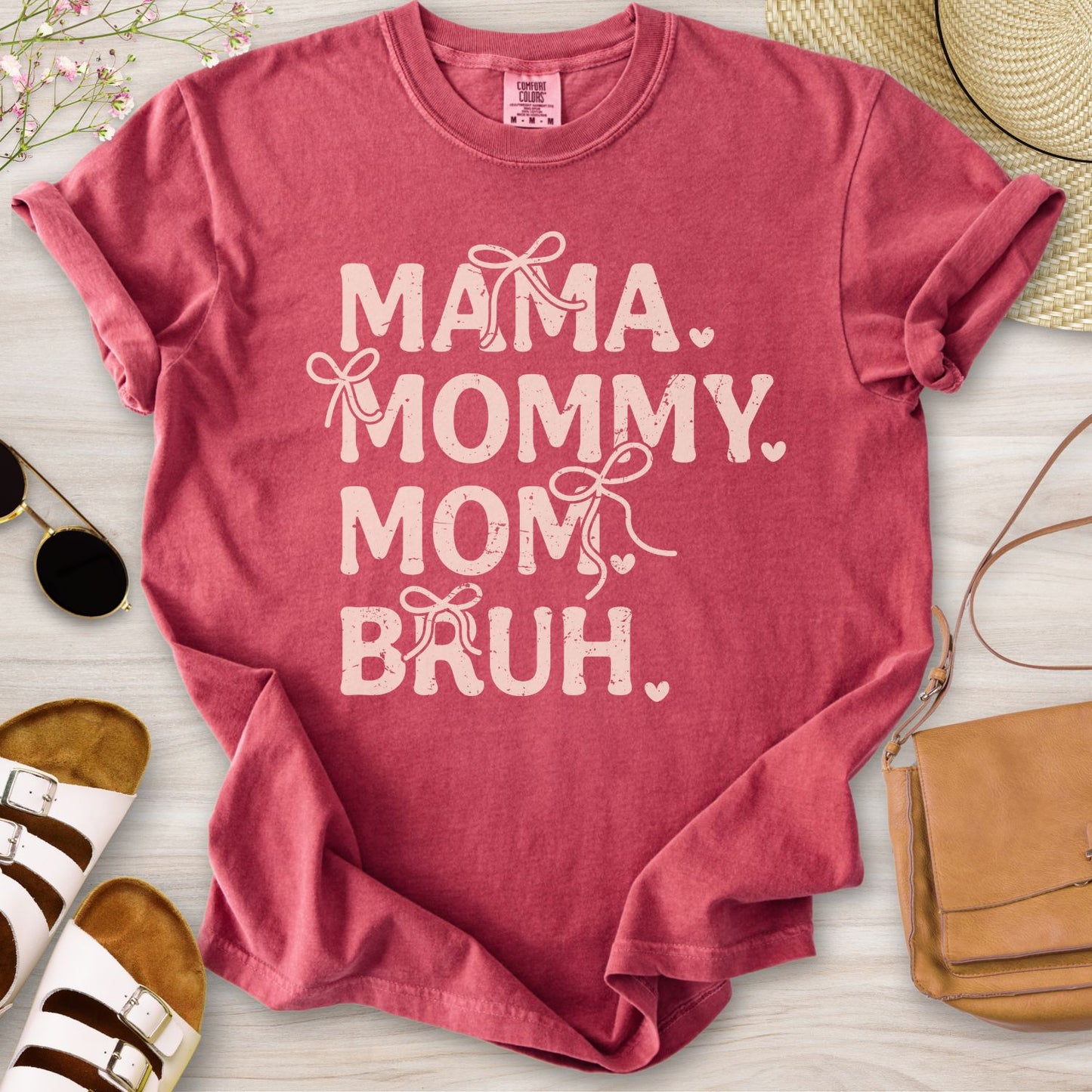 Mama Mommy Mom Bruh Coquette T-Shirt