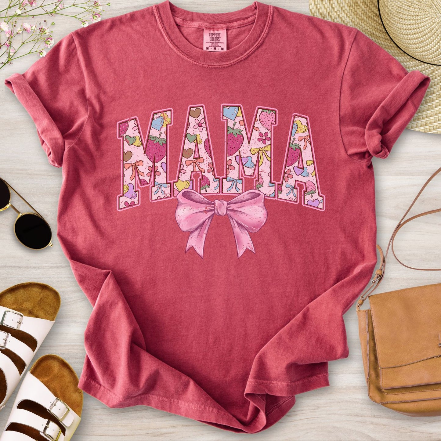 Pink Girly Mama T-Shirt