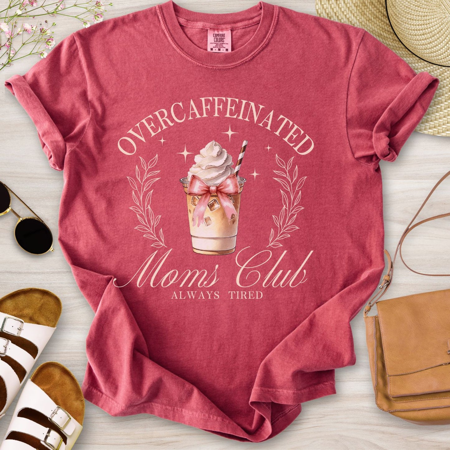 Overcaffeinated Moms Club T-Shirt