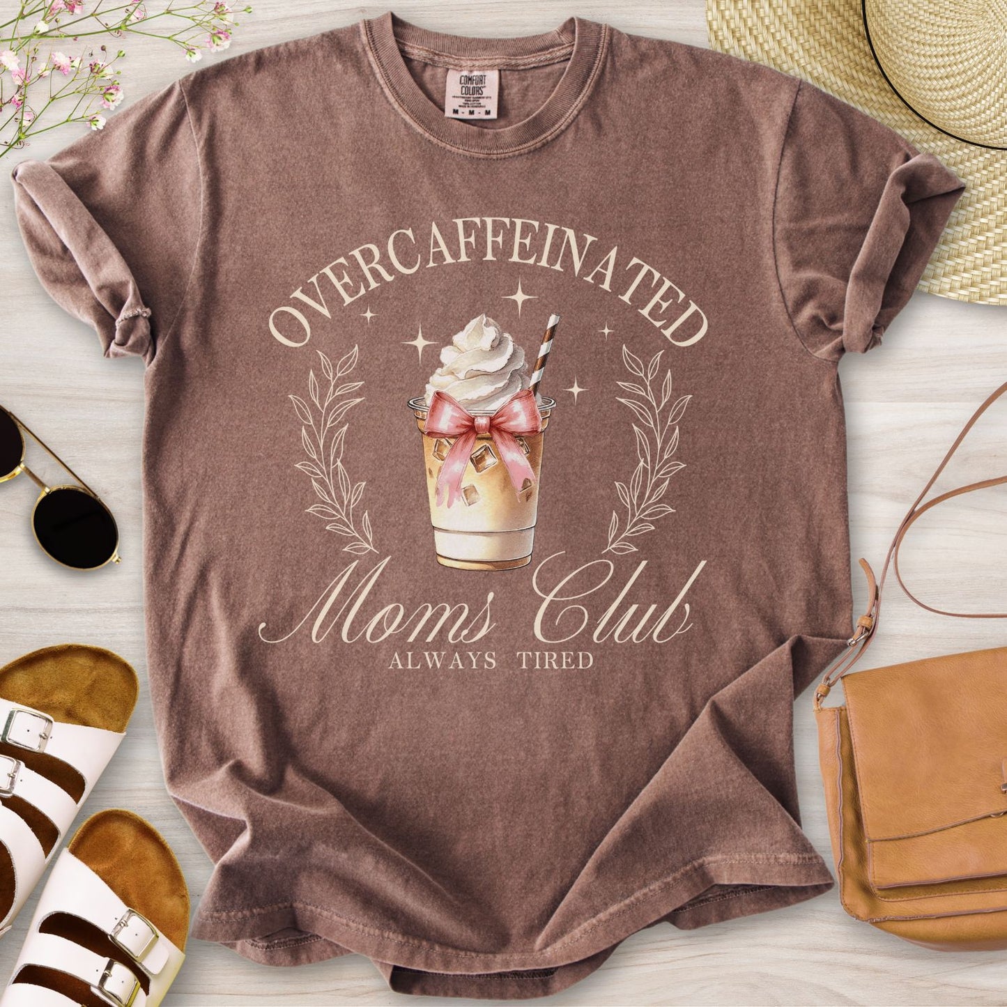 Overcaffeinated Moms Club T-Shirt