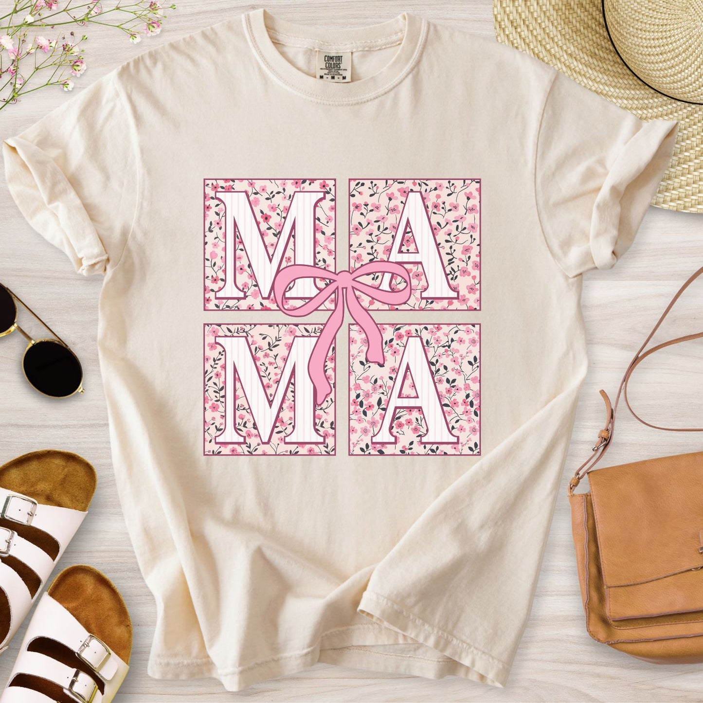 Floral Chinoiserie Mama Coquette T-Shirt