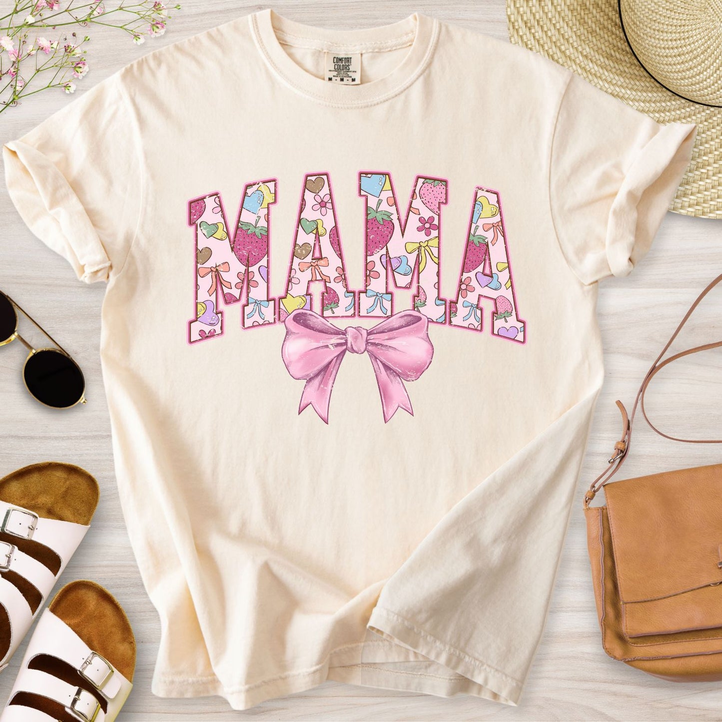 Pink Girly Mama T-Shirt