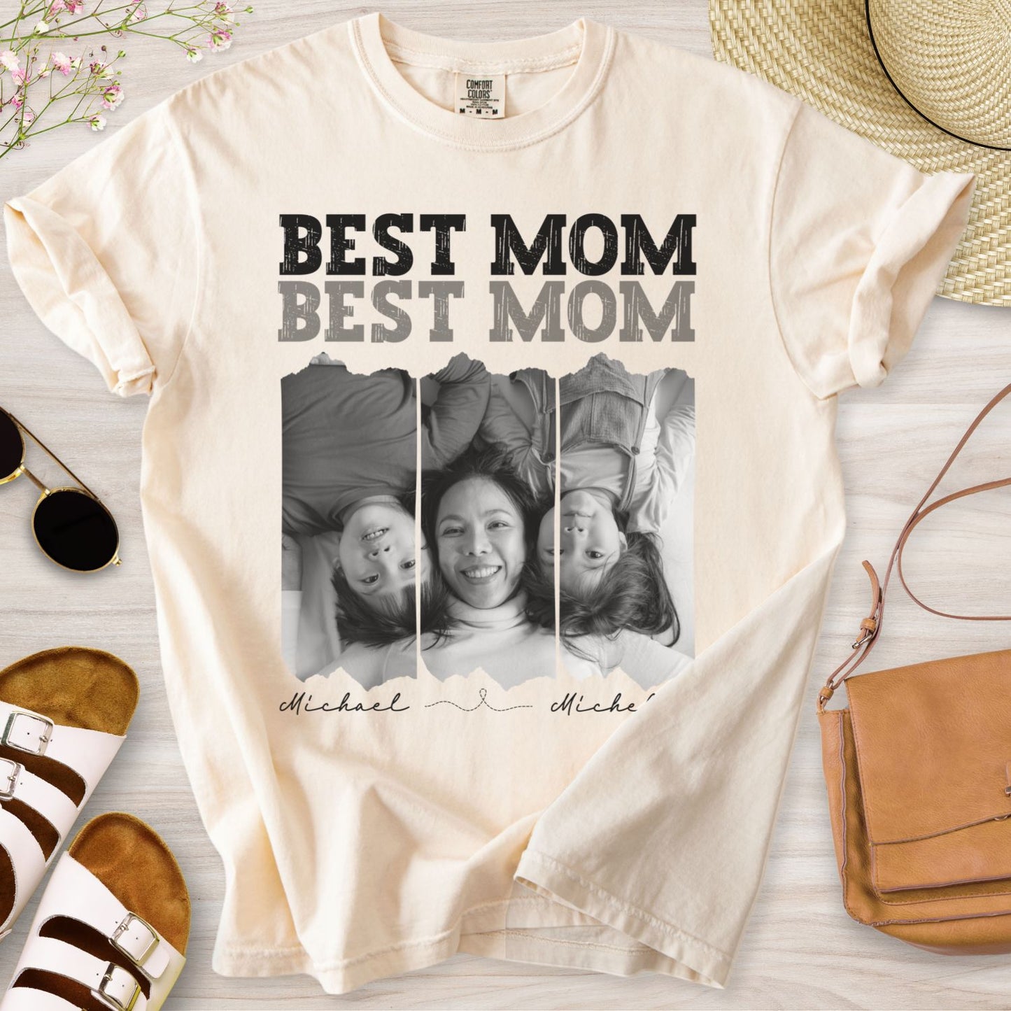 Personalized Best Mom T-Shirt