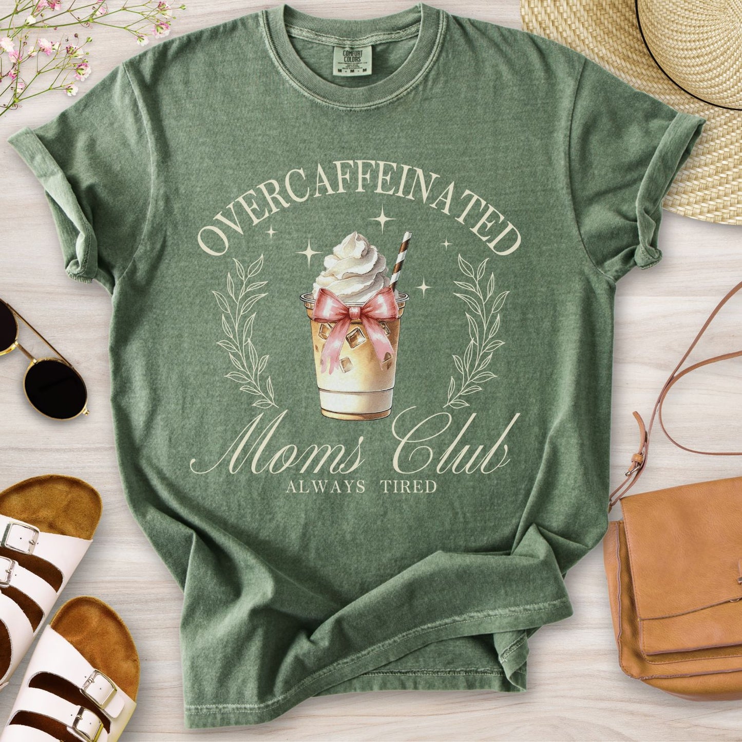 Overcaffeinated Moms Club T-Shirt