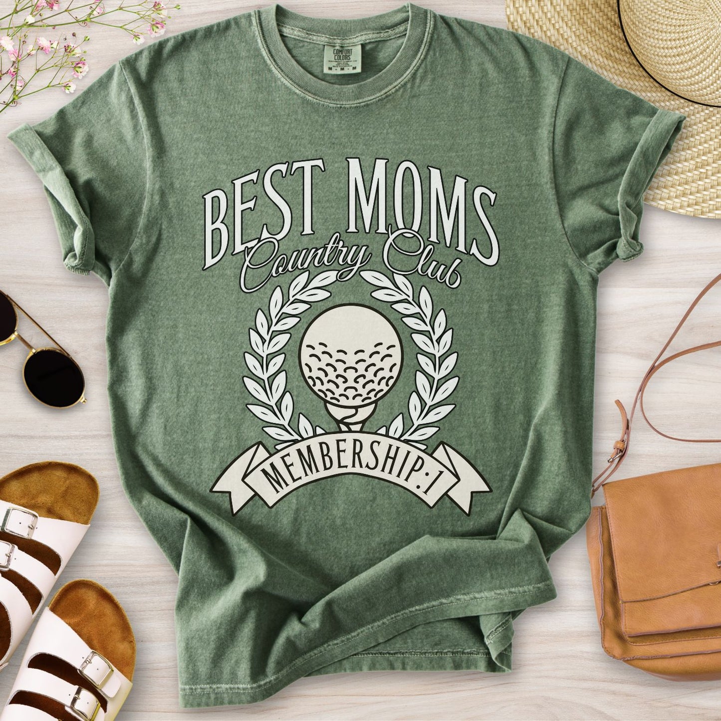 Best Moms Country Club T-Shirt