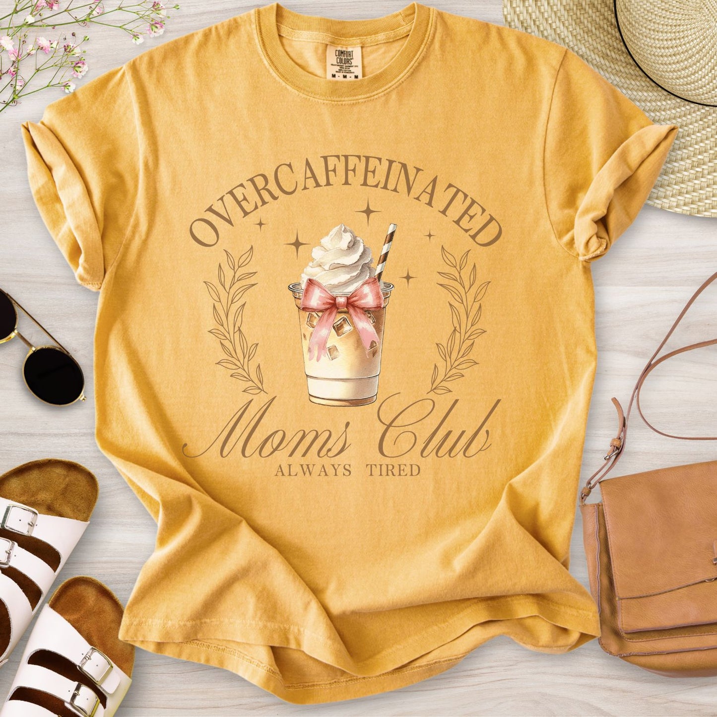 Overcaffeinated Moms Club T-Shirt
