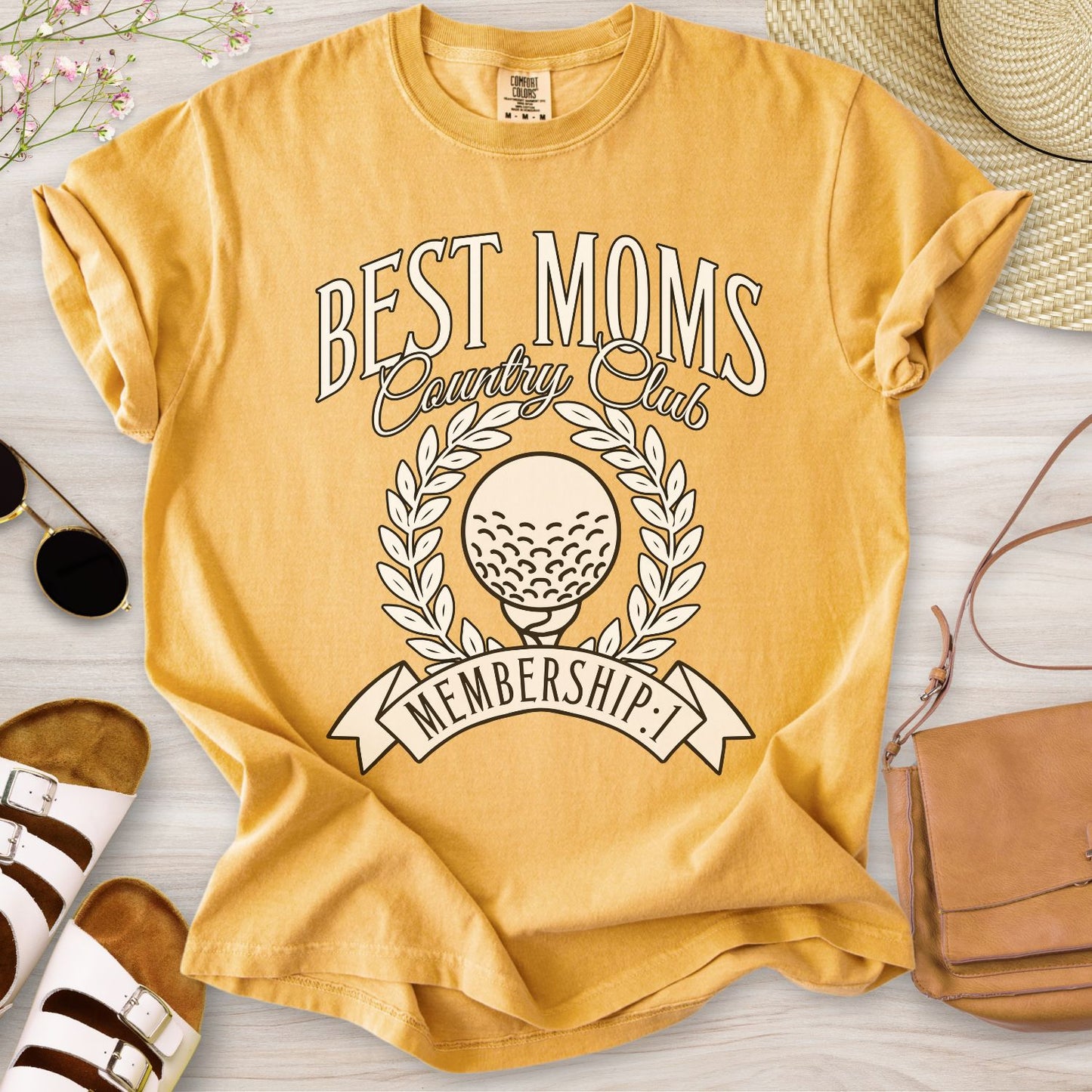 Best Moms Country Club T-Shirt