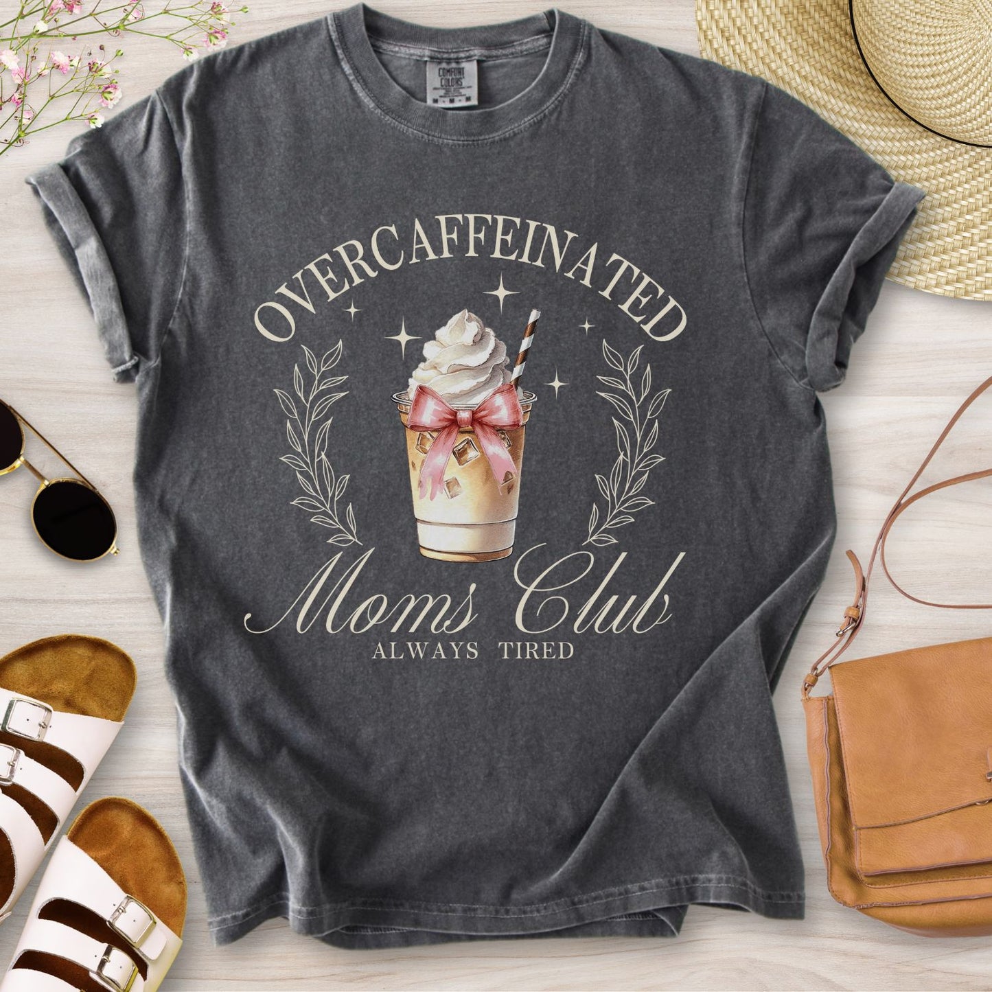Overcaffeinated Moms Club T-Shirt