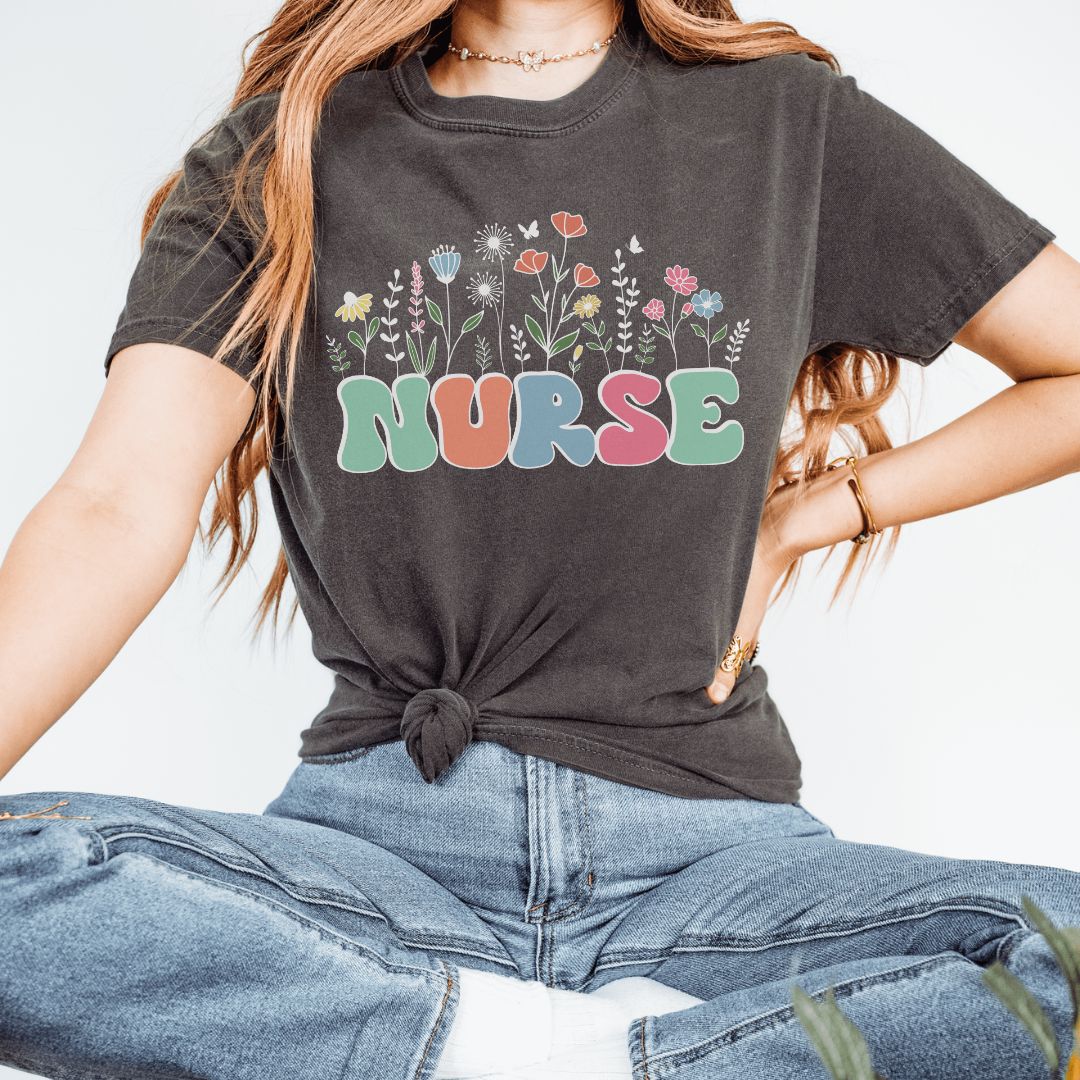 Nurse Wildflower T-Shirt