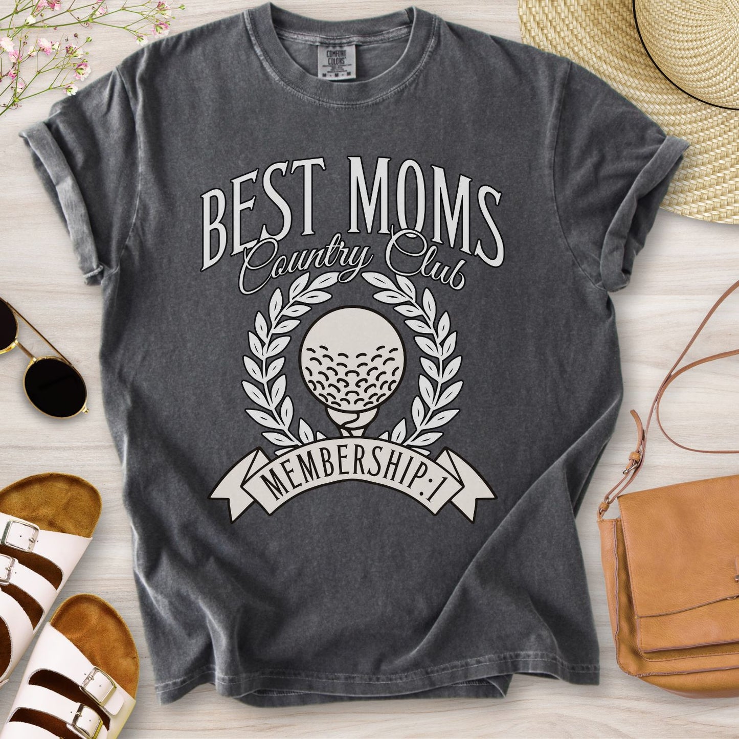 Best Moms Country Club T-Shirt