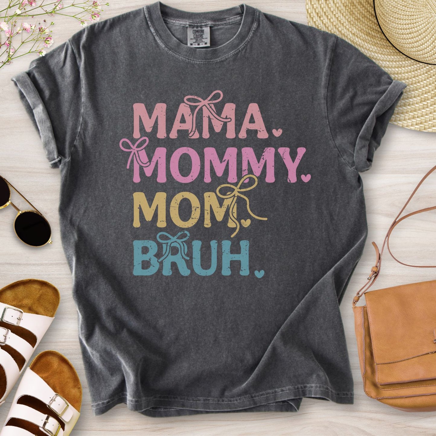 Mama Mommy Mom Bruh Coquette T-Shirt