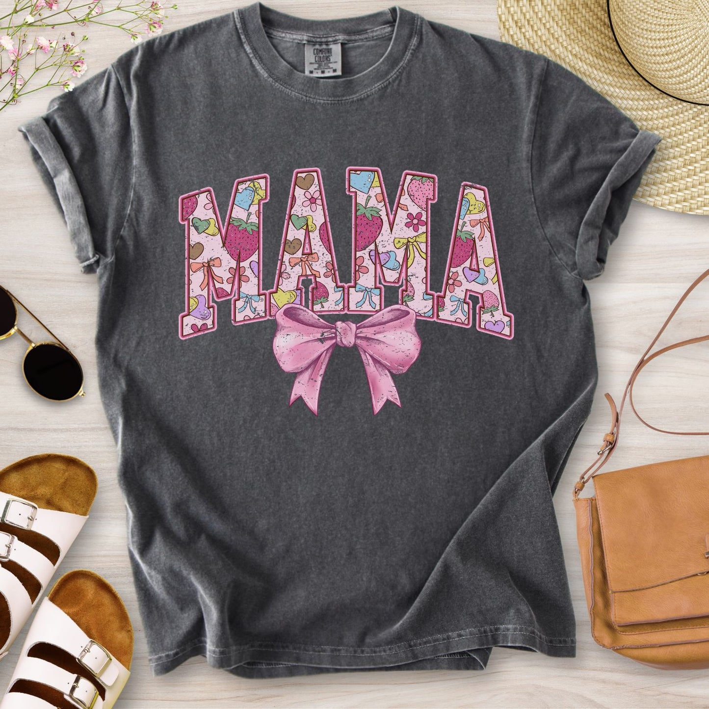 Pink Girly Mama T-Shirt