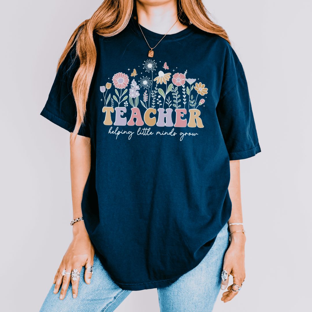 TEACHER Helping Little Minds Grow T-Shirt