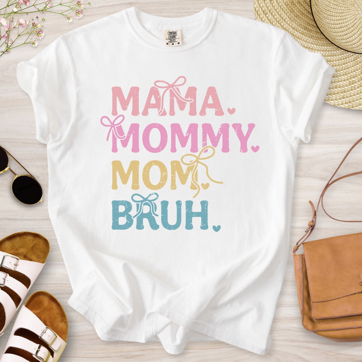 Mama Mommy Mom Bruh Coquette T-Shirt