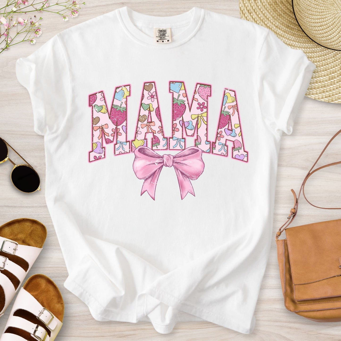Pink Girly Mama T-Shirt